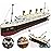 BIDIUTOY Titanic Model Kit -2022 Pieces Large Titanic Ship Building Blocks Set, STEM Educational 3D Puzzle Toys Gifts for Kids and Adults, Ideal Collectible Display Architecture for Home& Office Decor