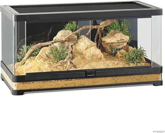 Exo Terra Vista 90 - Terrario Panorámico 90x45x45 para Reptiles