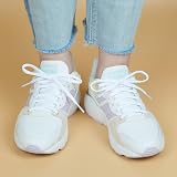 Stepace Lacets Ovales pour Baskets, Lacets Chaussures Arrondis Blanc 120 - 3