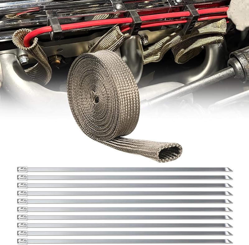 Manga de proteção térmica para cabos de vela e linhas Nilight 1,27 cm x 3,05 m – Kit