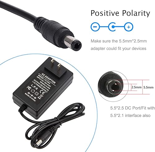 Miniatura 9 de Fuente de alimentación de 12 V 4 A  COOLM AC 100-240V 5060Hz a CC 12 voltios 4 amperios 4 amperios 48 W cargador convertidor de energía 12V4A +