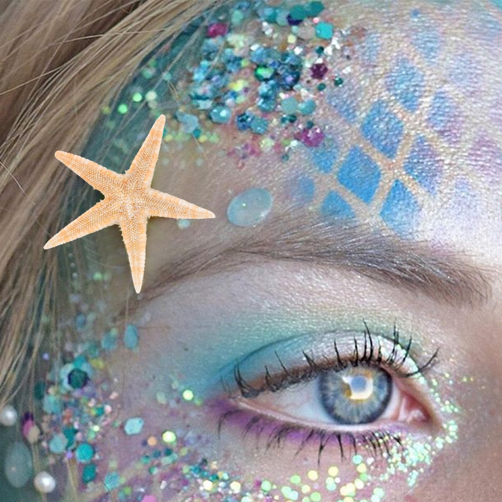 20 PCS Estrellas de Mar Decorativas, Pequeñas y Mini, para Manualidades, Bodas, Playa, Fiestas Temáticas y Decoración del Hogar