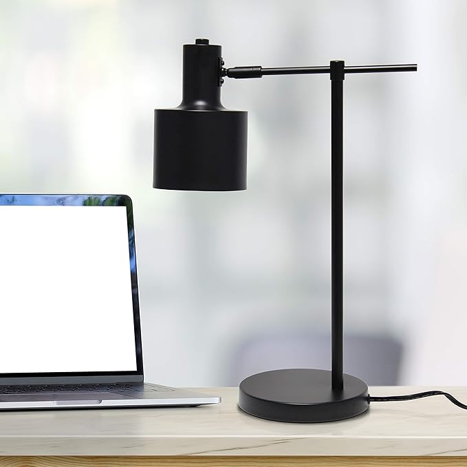 Lámpara de Mesa Simple Designs LT2074-BLK Metal Negro miniatura 5