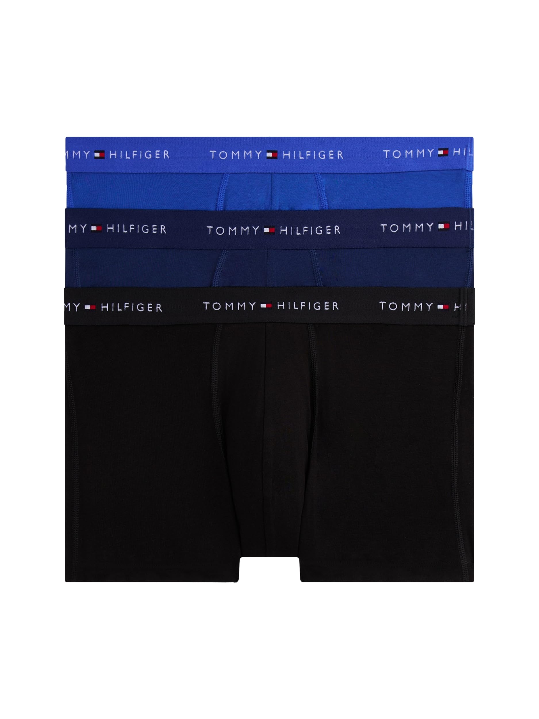 Tommy Hilfiger Herren 3er Pack Boxershorts Trunks mit Stretch