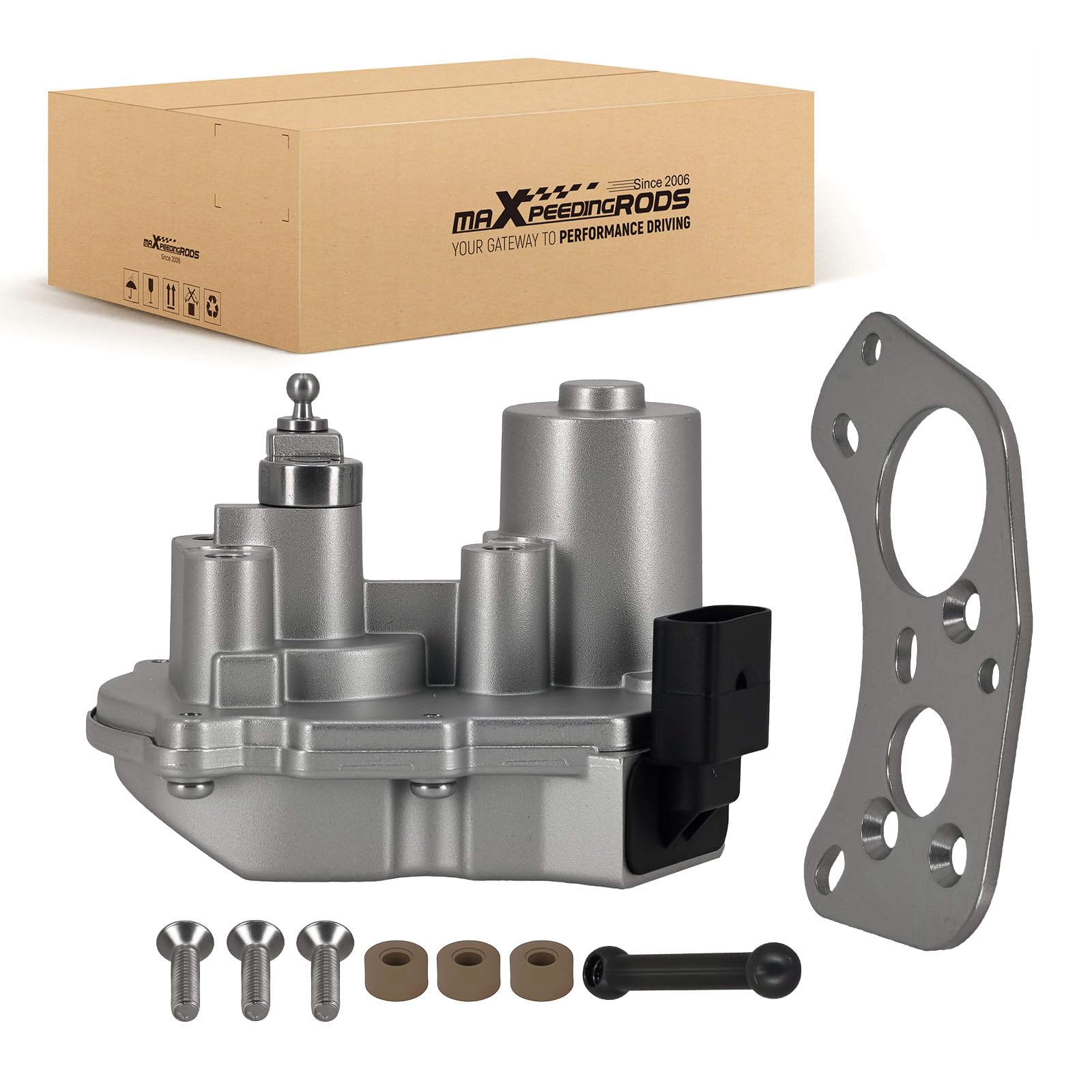 maXpeedingrods Actionneur turbocompresseur électrique pour Audi A4 pour VW Touareg 2.7 3.0 TDI B7 2004-2008 059145725J A2C53106046