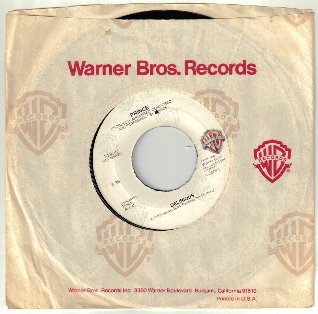 PRINCE PRINCE / Delirious / 45rpm record Music