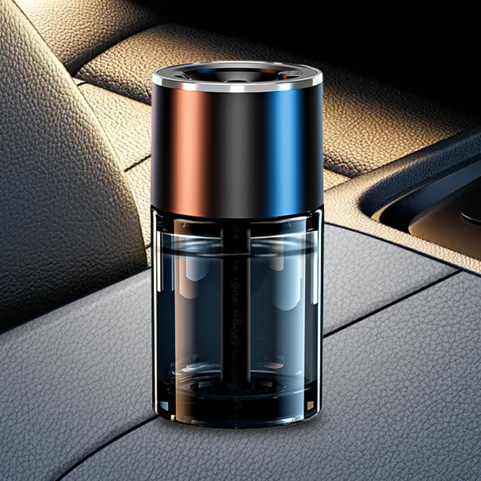 Difusor De Aromas Para Coche Difusor Aromático Con Luz Ambiental Para | Accesorio Interior para Automóviles Camiones Autocaravanas