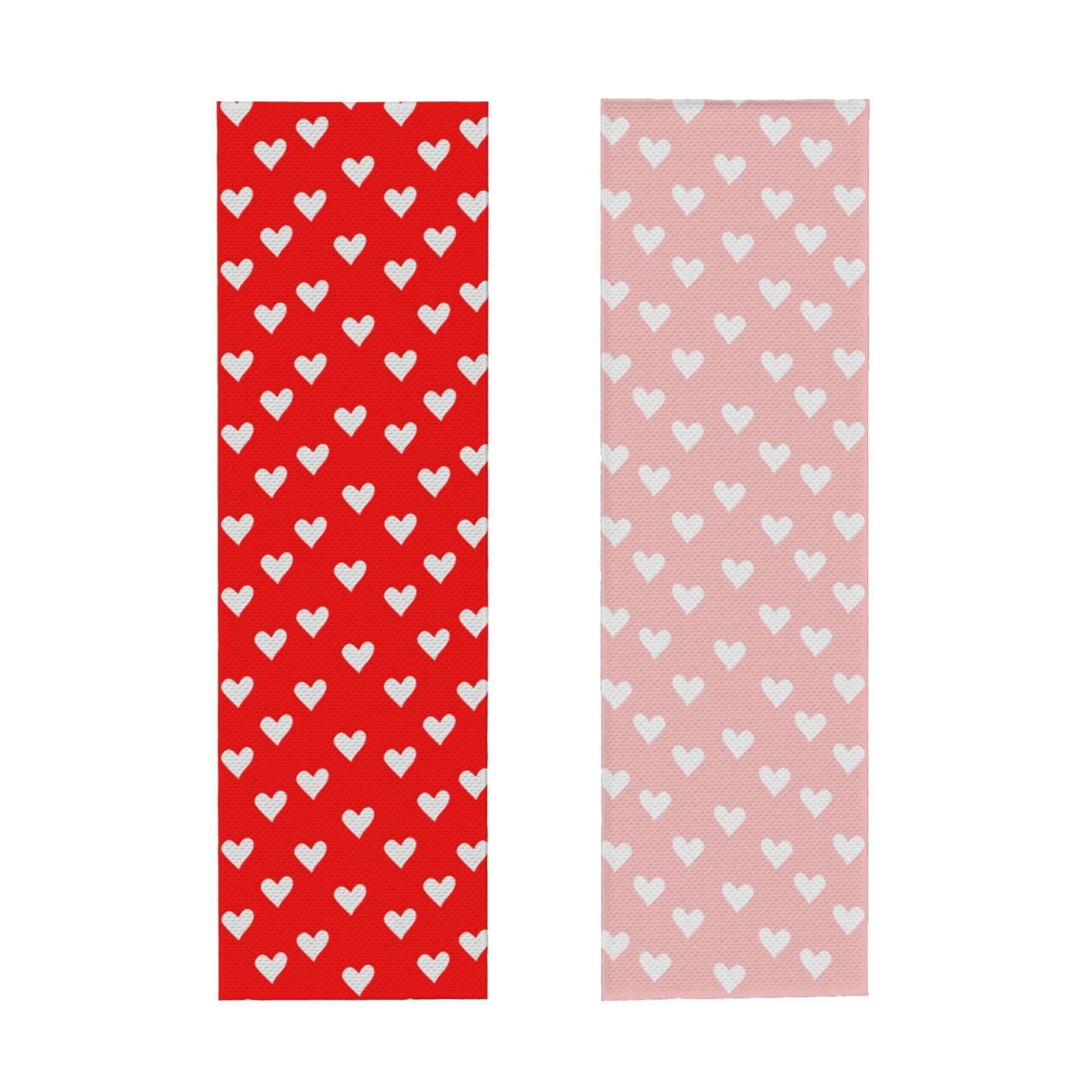 YSBYEIU Hearts Print Towels for Men Women, Moisture Wicking Workout Sweatband Towel for Sports Running,Cycling