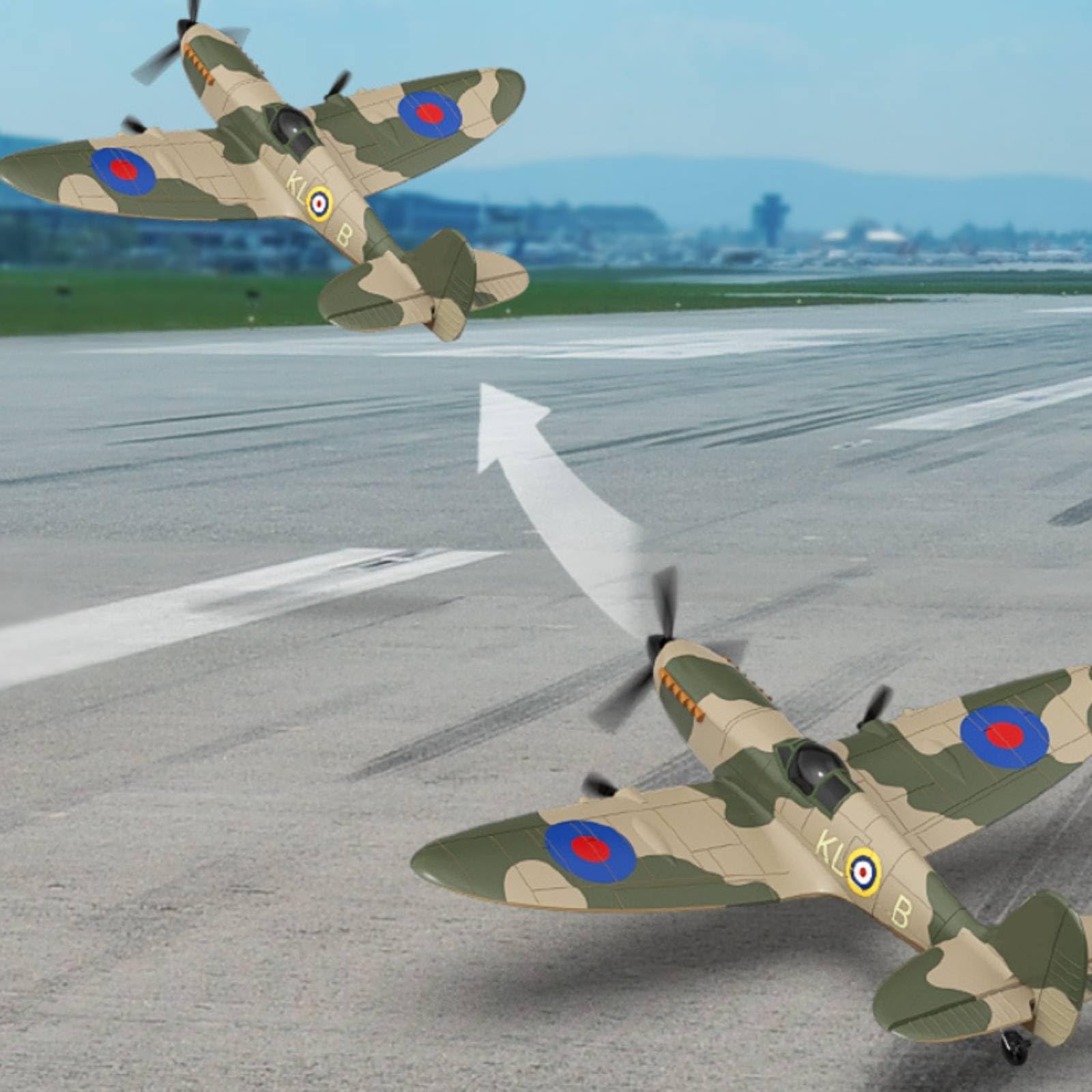 Colcolo Ferngesteuertes Modellflugzeug ferngesteuert Schaumstoff-Modellflugzeug militärisch Hobbygerät, 76206