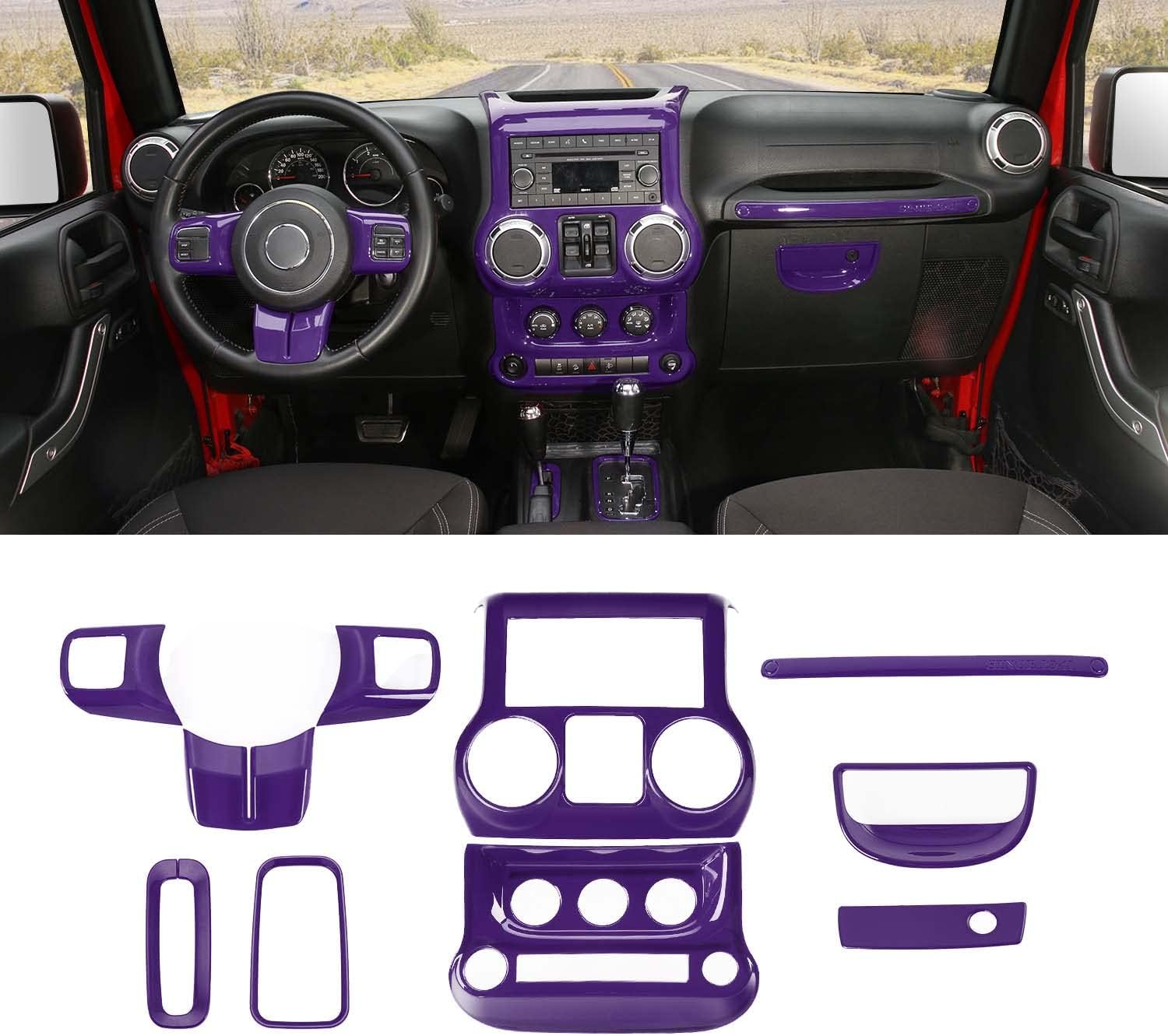 Voodonala for Jeep Wrangler JK JKU Center Console Dash