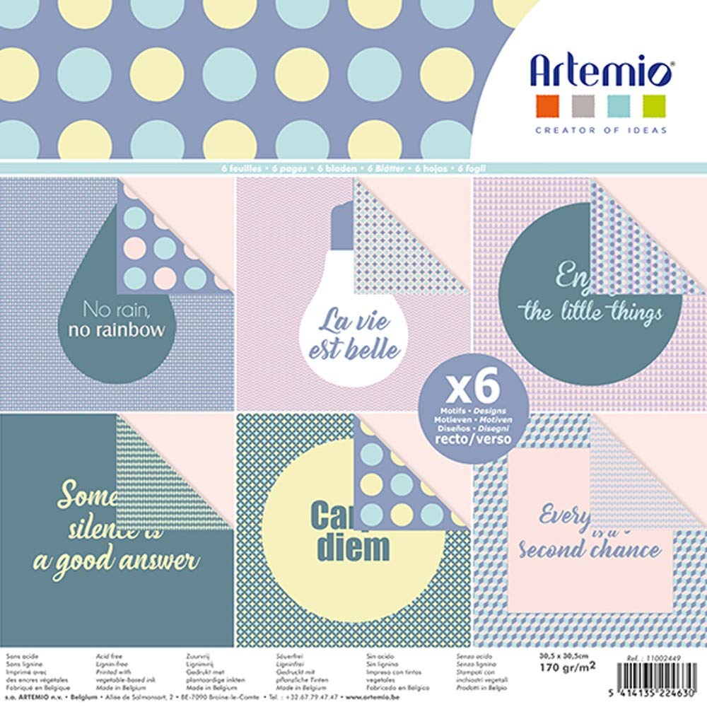 Artemio Pad of 6 Messages 30 x 30 cm