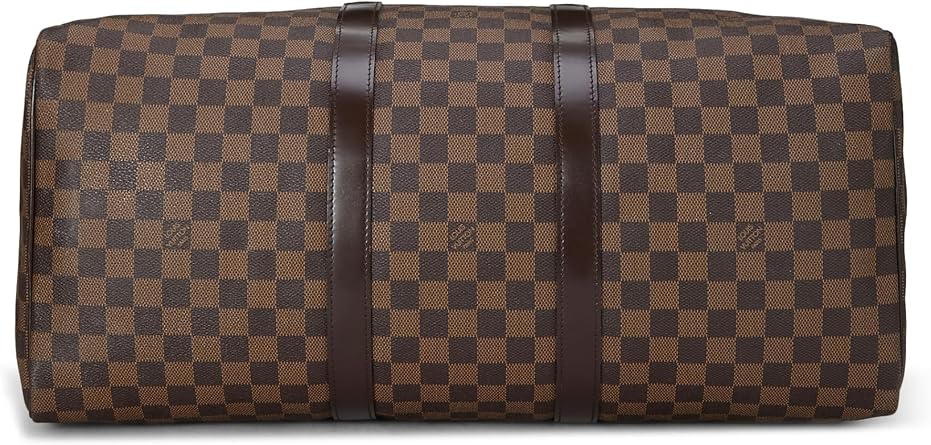 Pre-Loved Damier Ebene Keepall 50, Brown