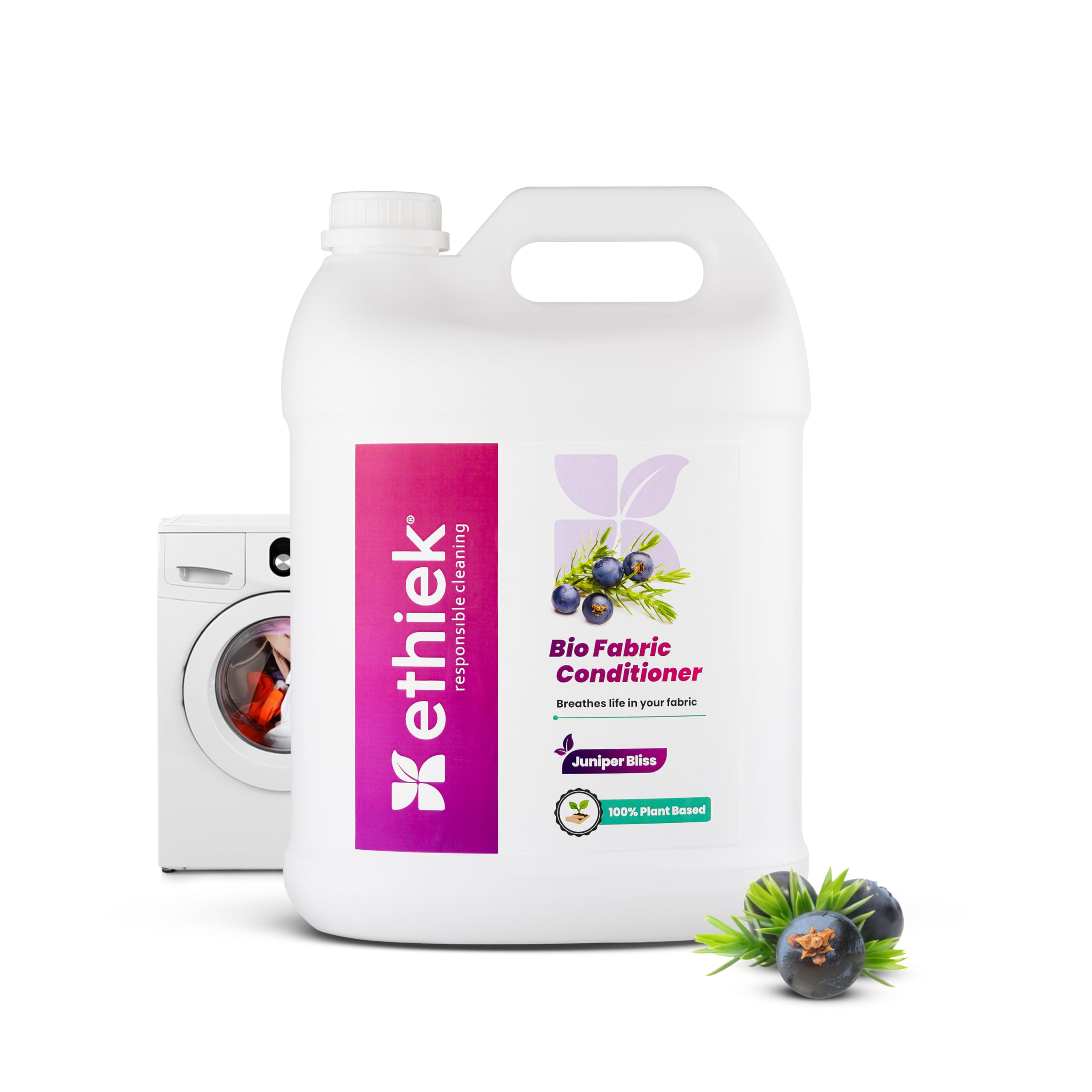 Ethiek Natural Fabric Conditioner & Fabric Softener Liquid | 5 Litres | Softer Clothes | Plant Based, Non-Toxic, Eco-friendly & Orgranic | Protects Shine | Safe for Woolens & Kids Clothes (B0DFCKNZ8C) Amazon Price History, Amazon Price Tracker