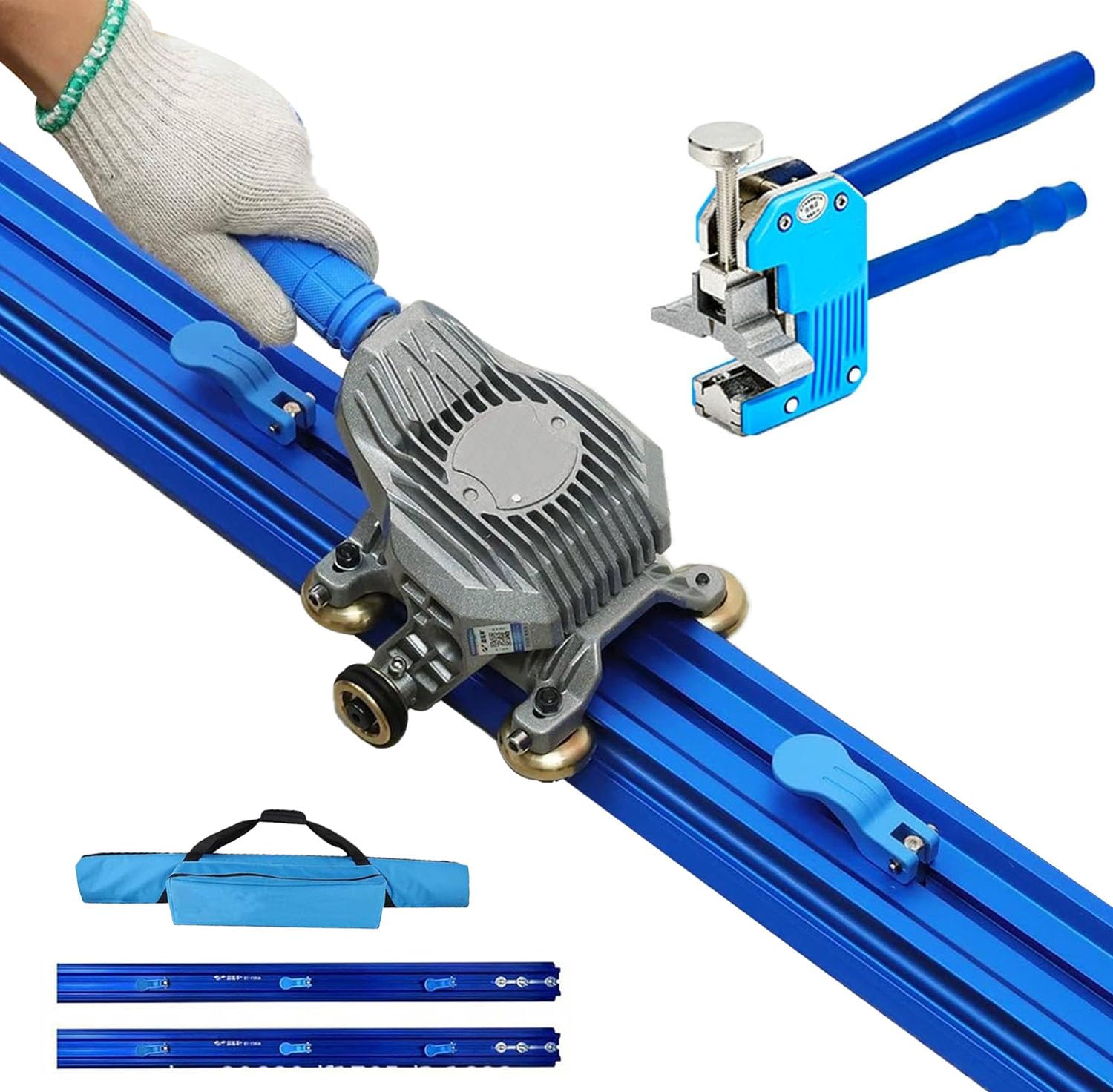 Cortadora De Azulejos De Gran Formato Con Pinzas Y Ventosas Múltiples: Mango Más Grande Y Construcción De Aleación Dura Para Un Corte Preciso De La Mayoría De Los Tipos De Azulejos, 3m