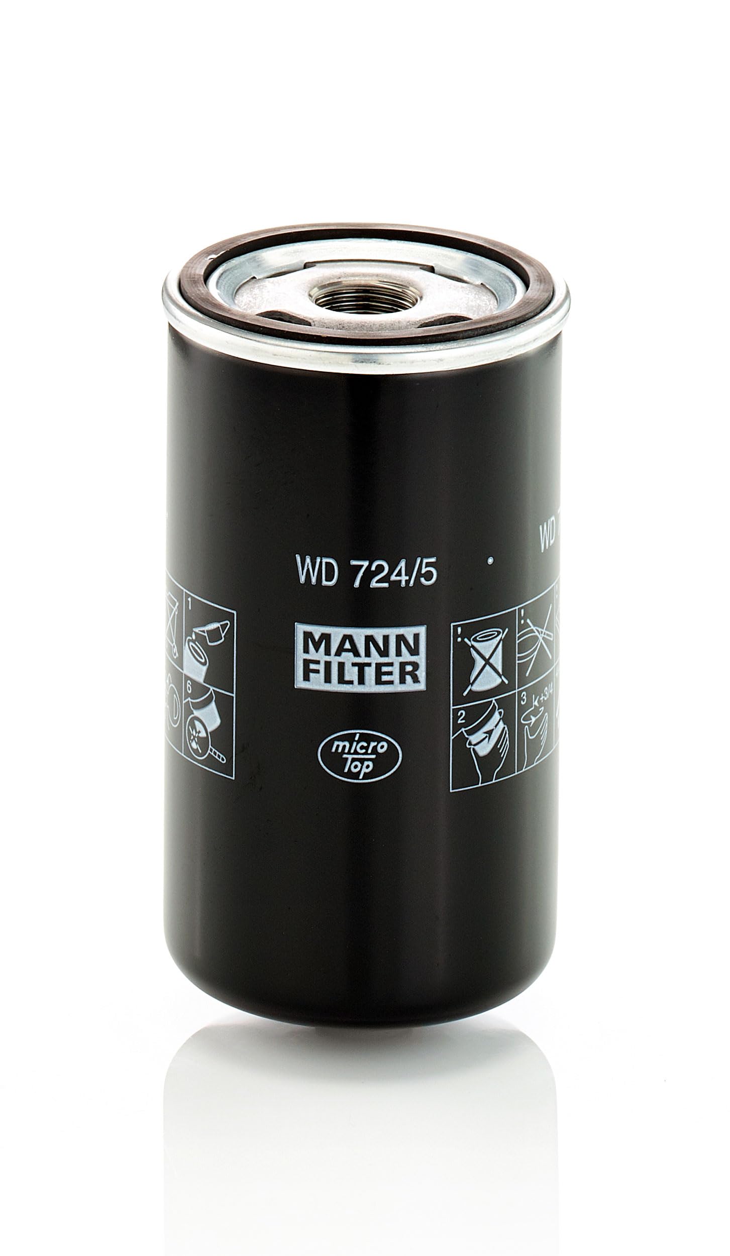 MANN-FILTER WD 724/5 Filtro dell'olio Sistema idraulico - per Applicazioni fuori strada
