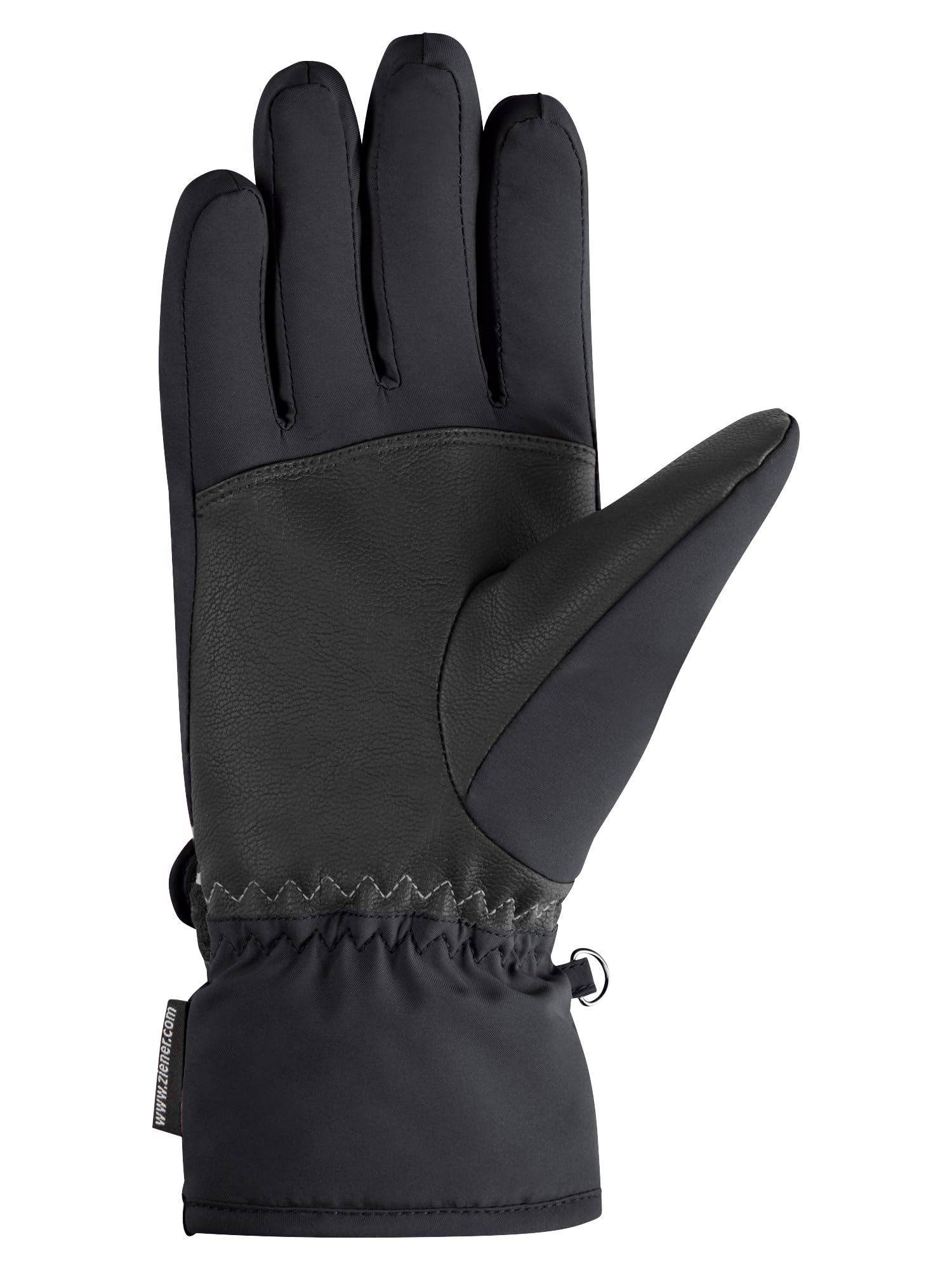 Ziener Damen KEVA-Z Ski-Handschuhe/Wintersport | Primaloft, warm, wasserabweisend, Black, 8