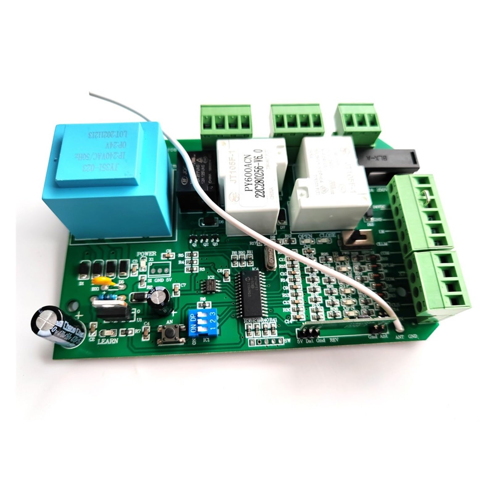Rsgxlfqzvak Spring Switch Automatic Door Opener, Control Board For Sliding Gate Opener Security Electronic Main Replacement Circuit(Spring Switch)