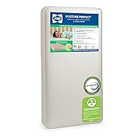 Vista 1 de Sealy Posture Perfect - Colchón impermeable de 2 etapas para cuna y colchón para cama de bebé, espuma viscoelástica híbrida y 150 bobinas de alta