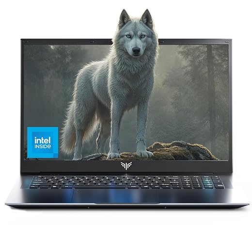 ACEMAGIC Laptop Computer Intel N150 Windows Laptop 18.5-inch IPS 16GB DDR4 512GB SSD Traditional Laptops Ordinateur Portable 8000mAh Numeric Keypad WiFi5 HDMI Type-C USB3.2 Ultra Laptops