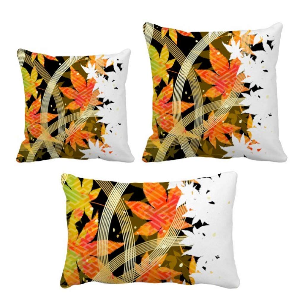Housse de coussin feuille d érable pour raviver un canapé usé