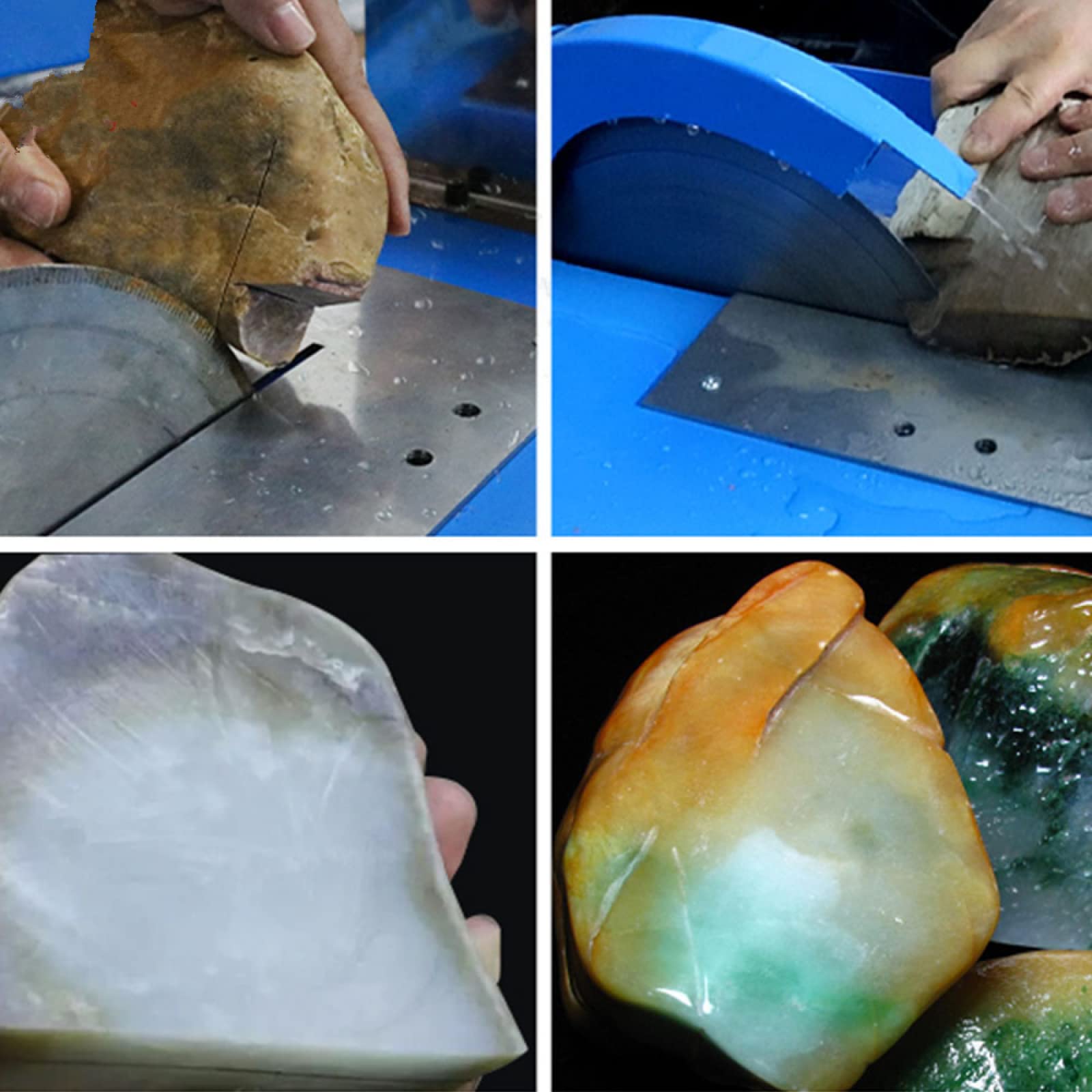 Diamentowa tarcza szlifierska do szlifierek, 6''-14'' Diamentowa tarcza tnąca, ostrza do piły lamówkowej, supercienkie tarcze tnące do obróbki szkła kryształowego i jadeitu(350x25x1.5mm)