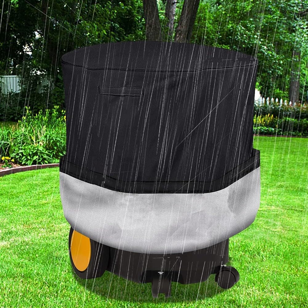 Cubierta eléctrica para astilladora de madera 210D Oxford, protector de trituradora de polvo, impermeable, resistente a los rayos UV, resistente al viento con dobladillo elástico para