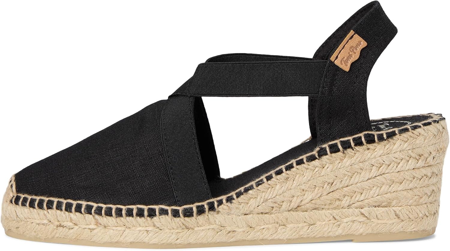Toni Pons TER Black Linen EU 39 (US Women's 8-8.5) M