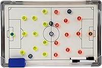 Murray Sporting Goods Magnetic Soccer Coaches Clipboard - Large 18x12 Dry Erase Tactics Board with Magnets & Markers
