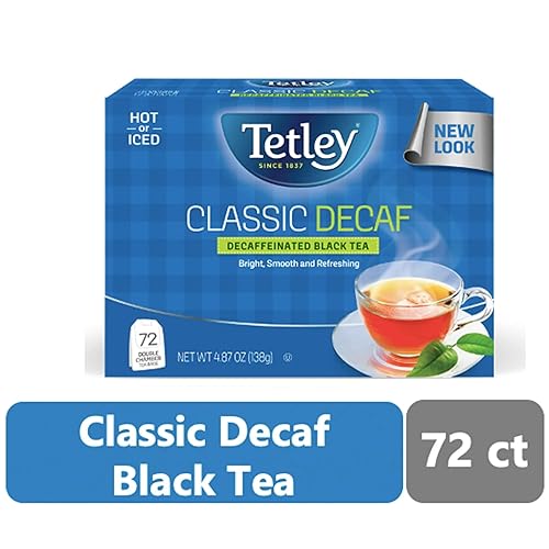 Miniatura 2 de Tetley, Bolsas de té negro clásicas descafeinadas, 72 unidades