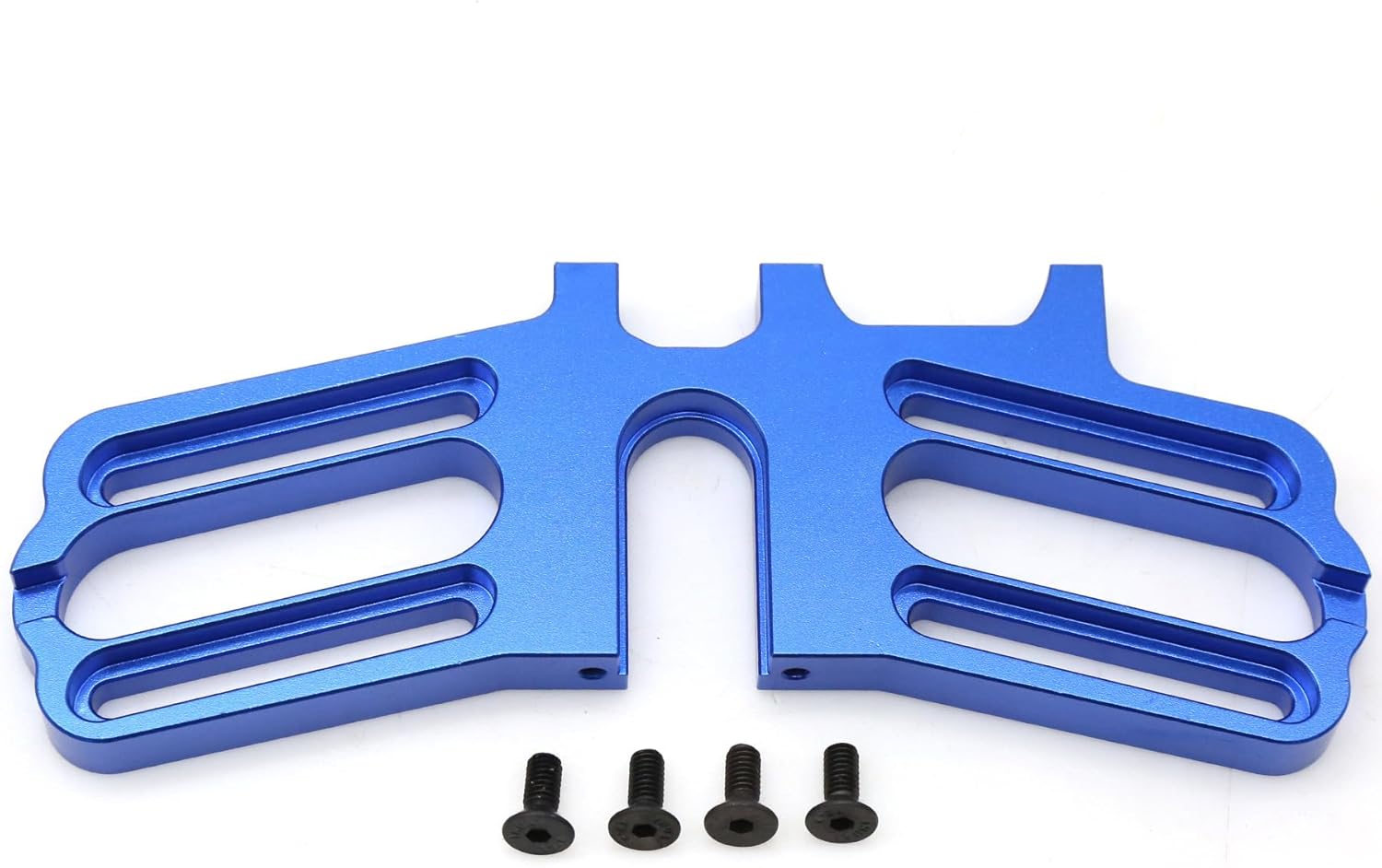 Aluminum Dual Motor Bracket Mount RC Upgrade Parts for ARRMA 1/7 Felony Infraction Limitless F1 RC Car, Red