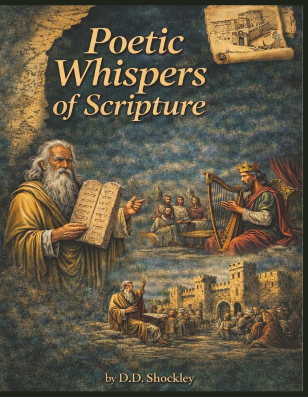 Poetic Whispers of Scriptures: Biblical Poetry Inspired by the Stories and Prophets of the Old Testament | 7x9 inches 172 pages | ... Gift for ... Scriptures, Bible Study Groups, Devotional