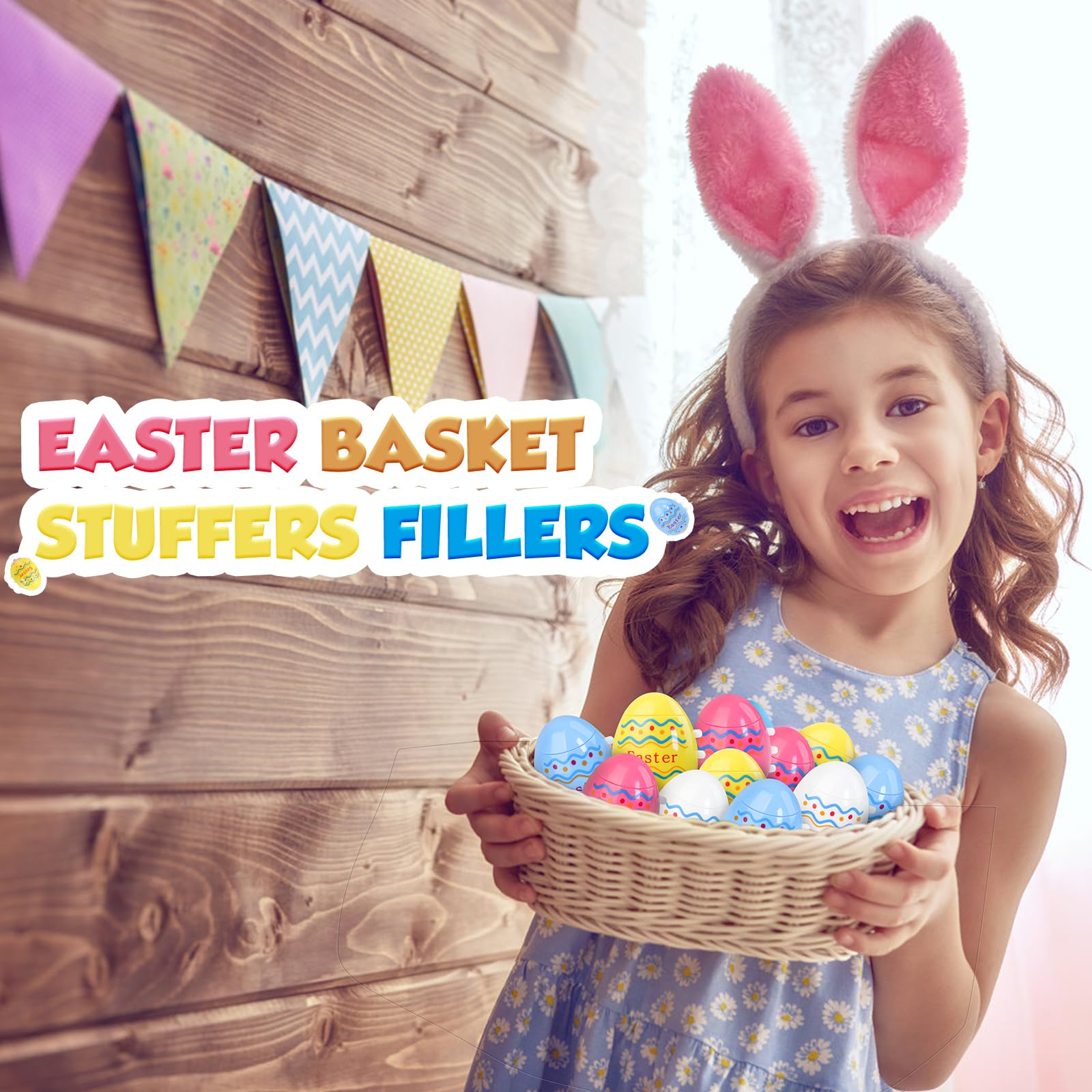 HaoVrisn Uova di Pasqua 2026, 6 Pezzi di Uovo di Pasqua Kinder Rotanti con Luci e Musica, Decorazioni Pasquali Idee Regalo per Bambini