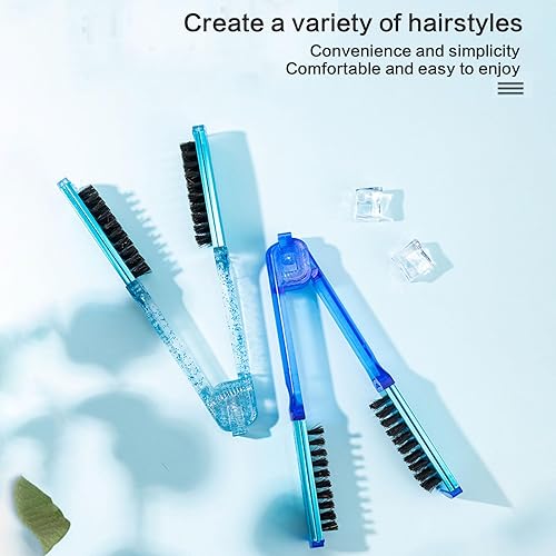 Miniatura 6 de Peine alisador de pelo en forma de V para mujeres y hombres, cepillos para el hogar, peluquero estilista, herramienta de peinado de doble cara para