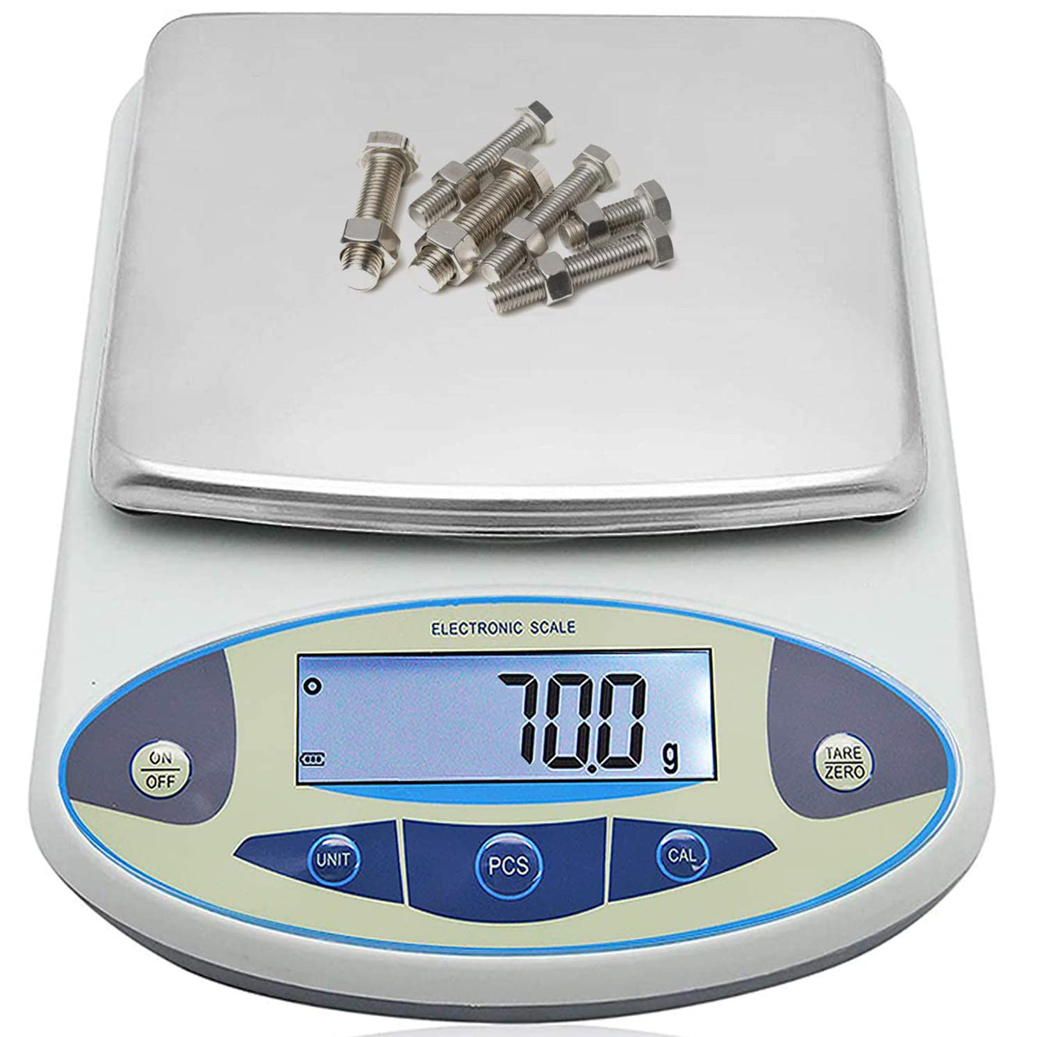 Báscula Electrónica Alta Precisión Báscula Cocina 3kg/5kg/10kg/15kg/20kg/30kg 0.1g Báscula Medición Multifunción Digital,para Hornear Doméstica Supermercado Báscula,15kg/0.1g