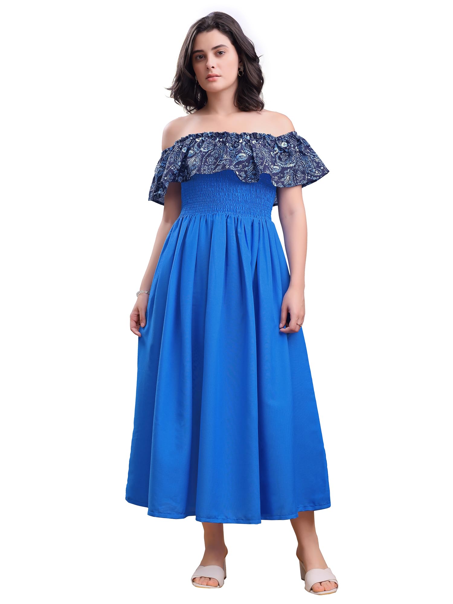 purvaja Women’s Cotton Dress(Floe-231-235)-picture-41