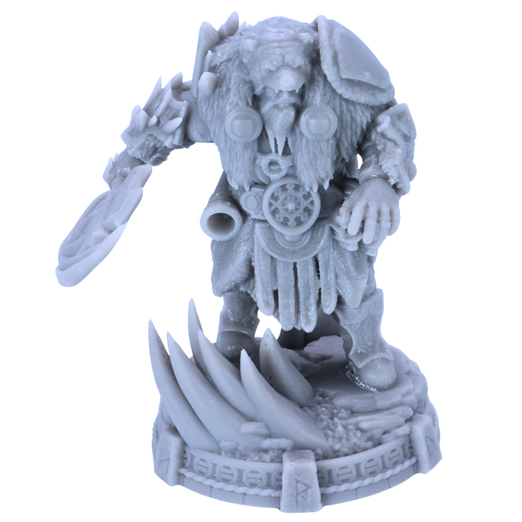 Icebjörn Horgast - Viking Hero Miniature from The Descendants of Tyr, Grey, 32mm Scale - Image 4