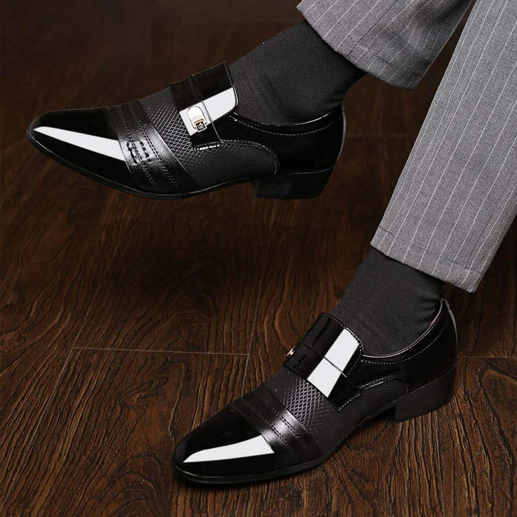 Generisch 2026 Chaussures d'affaires décontractées Chaussures en cuir Costume Confortable Hommes Mariage Hommes Chaussures en cuir
