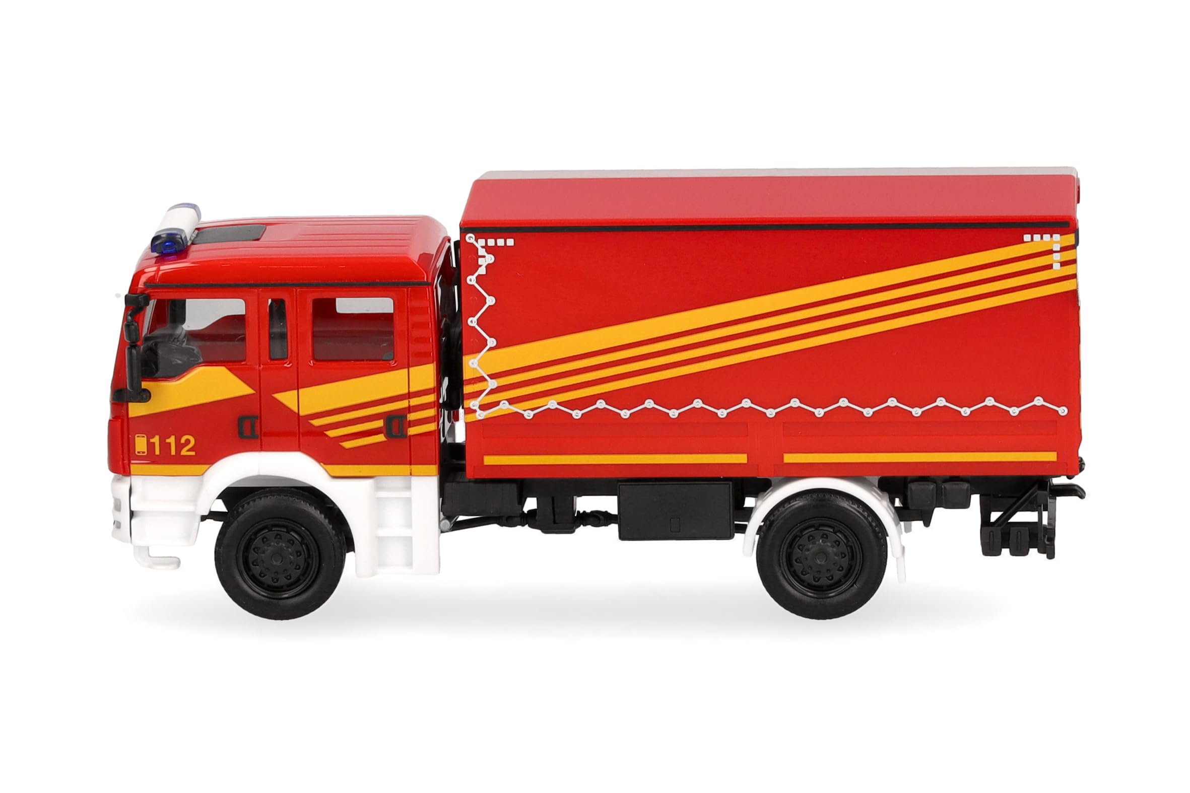Kit Modellino Stampato In 3D – Veicolo Trasporto Vigili Del Fuoco U.S. M1070 GunTruck (1/72)