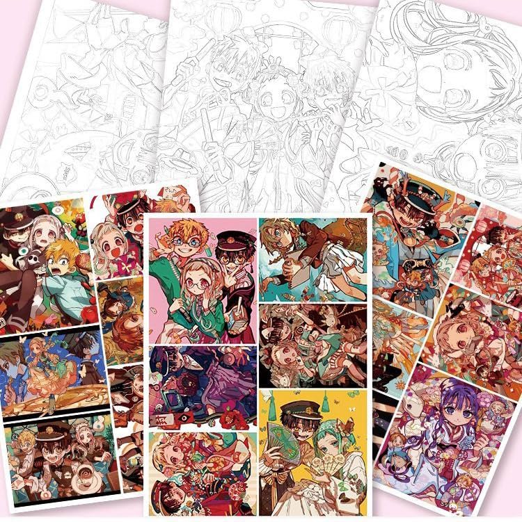 Amazon.co.jp: 地縛少年花子くん スケッチブック 塗り絵 手描き本 花子