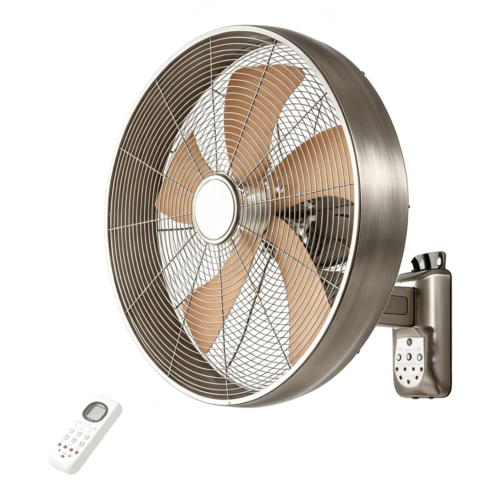 Ventilador de Pared con Mando a Distancia y Temporizador