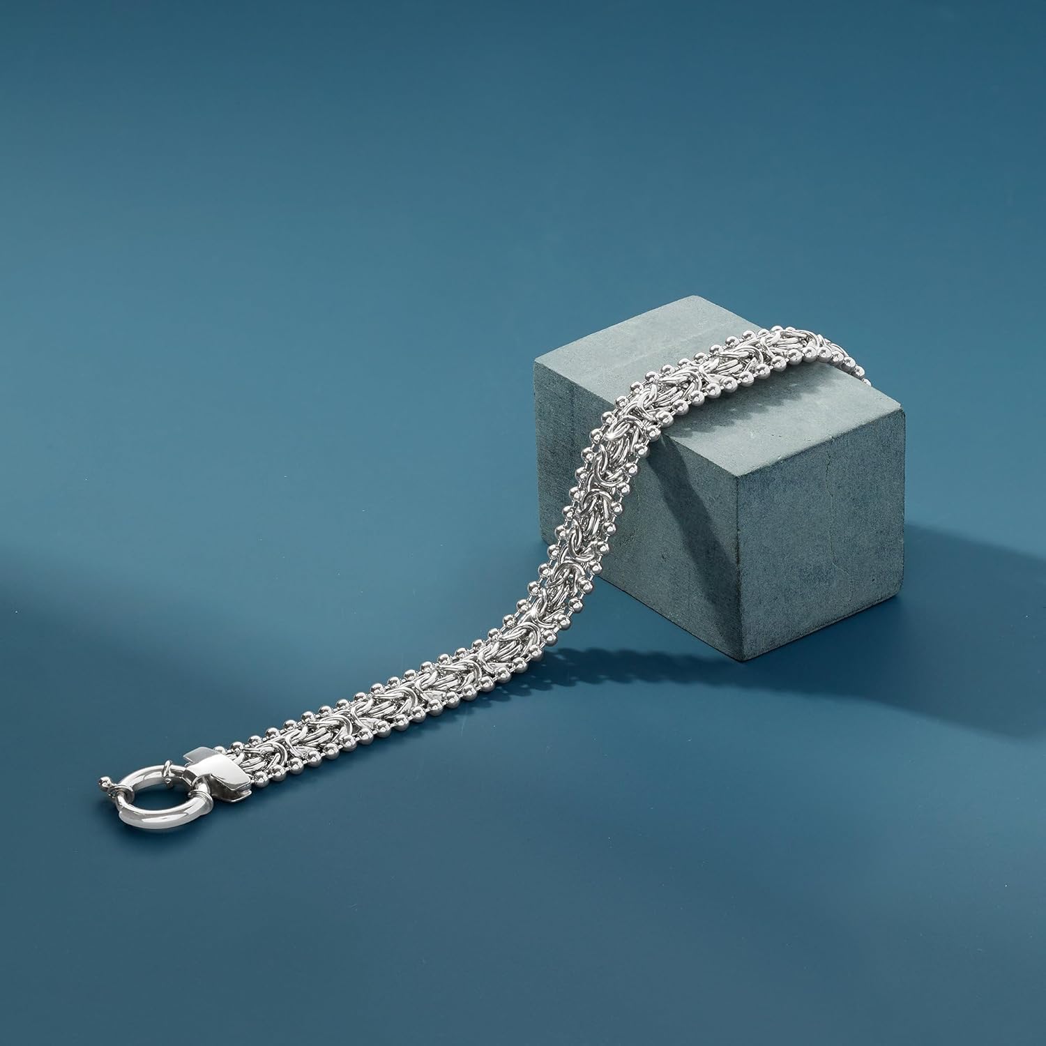 Ross-Simons Byzantine Beaded-Edge Bracelet - Image 4