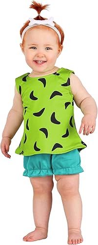 Disfraz infantil de piedras picapiedra, Verde xl (Green,x-large)