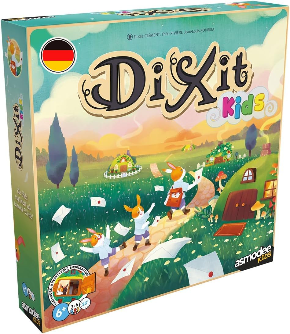 Asmodee, Dixit Kids, Space Cow, gioco da ragazzi, 3-6 giocatori, 6+ anni, 25 minuti, tedesco