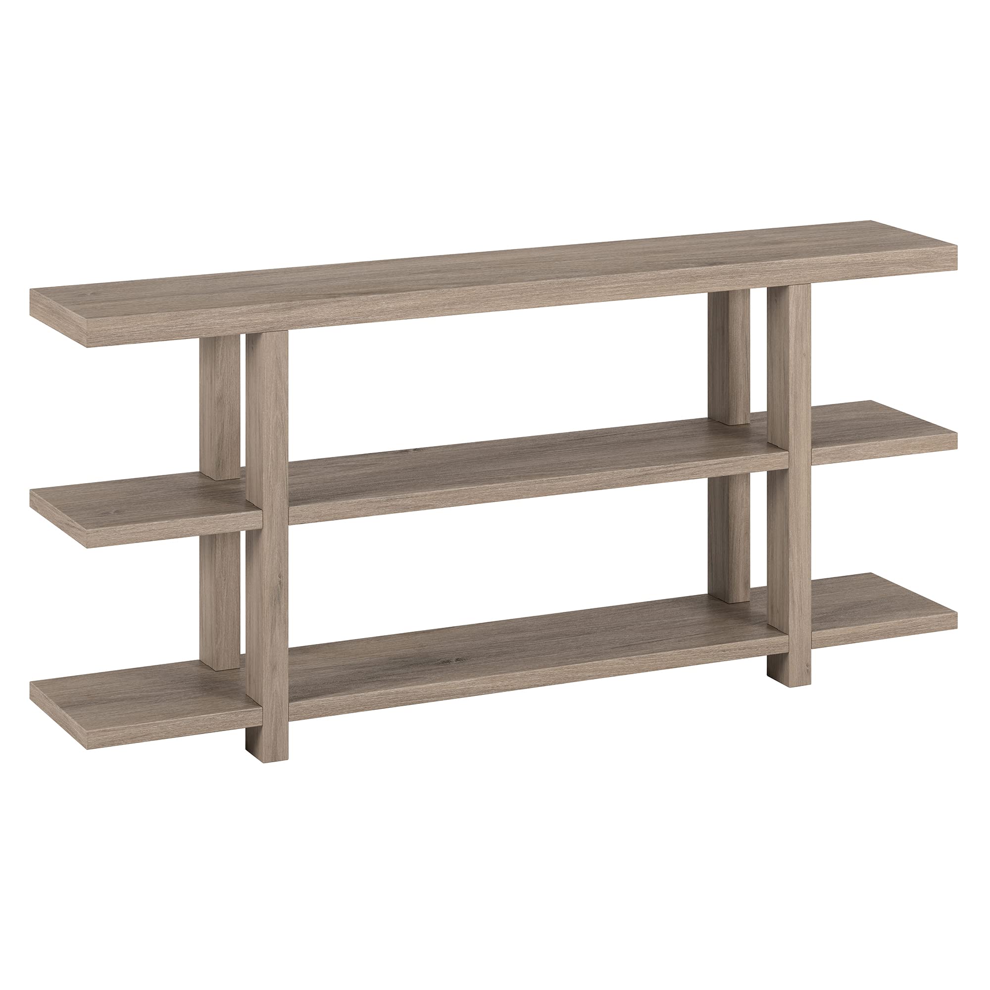 Henn&Hart Acosta Console Table, 64" Wide,Grey