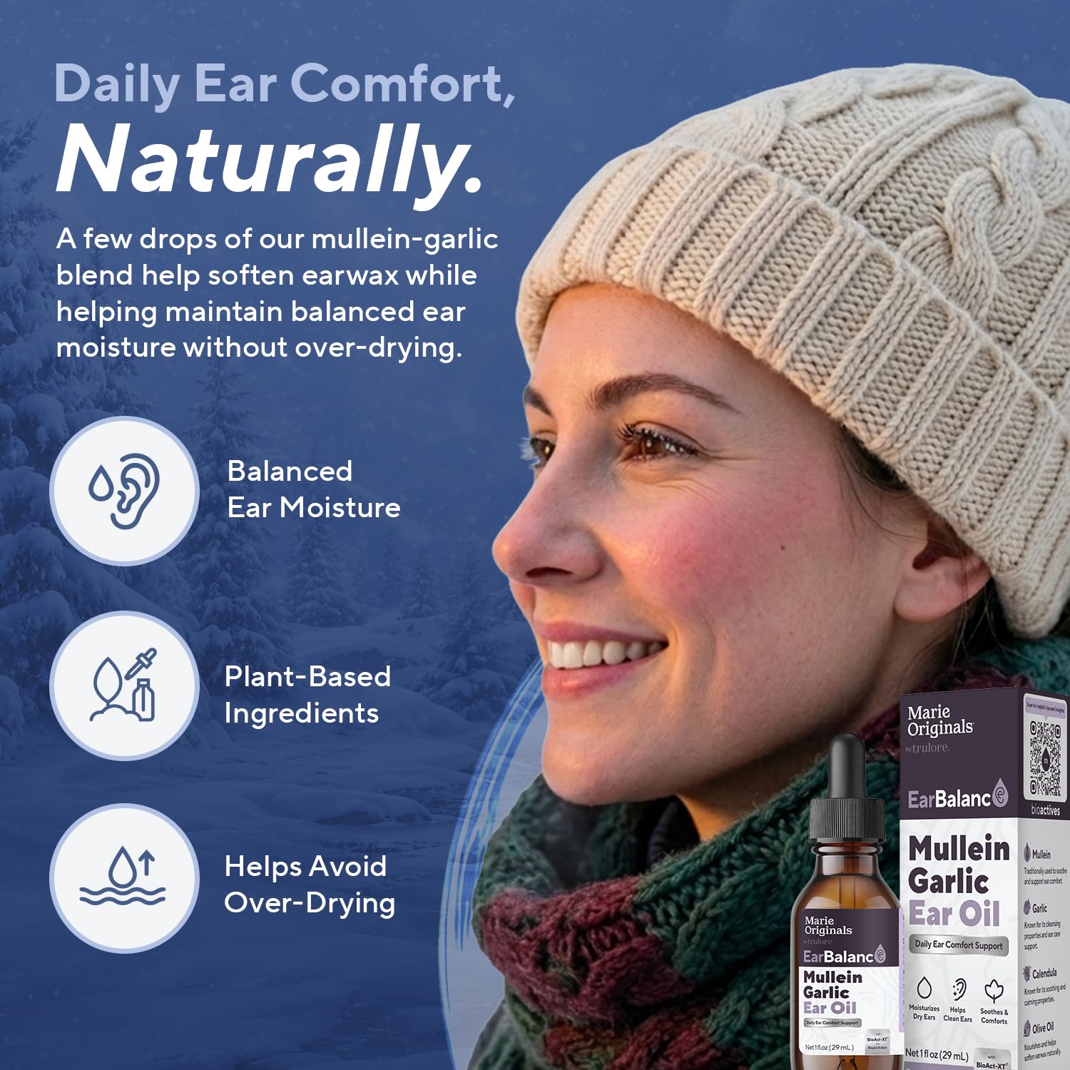 Marie Originals Mullein Garlic Ear Oil Drops for Earwax Care (1 Pack) — Amazon image 3