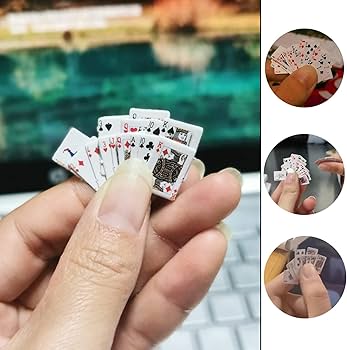 【希少】めずらしいトランプ２個入り【未使用】 Amazon.co.jp: DY.2ten 54枚 ミニトランプ 超 極小 トランプ ミニ 1.5