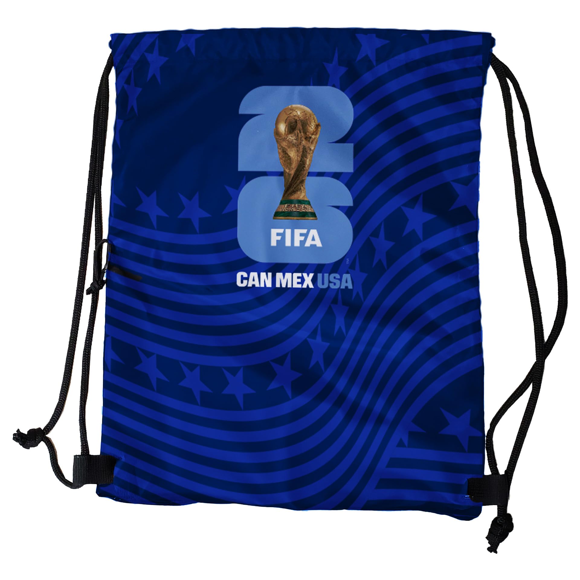 HONAV FIFA World Cup 2026 Drawstring Backsack – Lightweight Backpack with Front Pocket, Fifa Usa, One Size, Fifa Usa