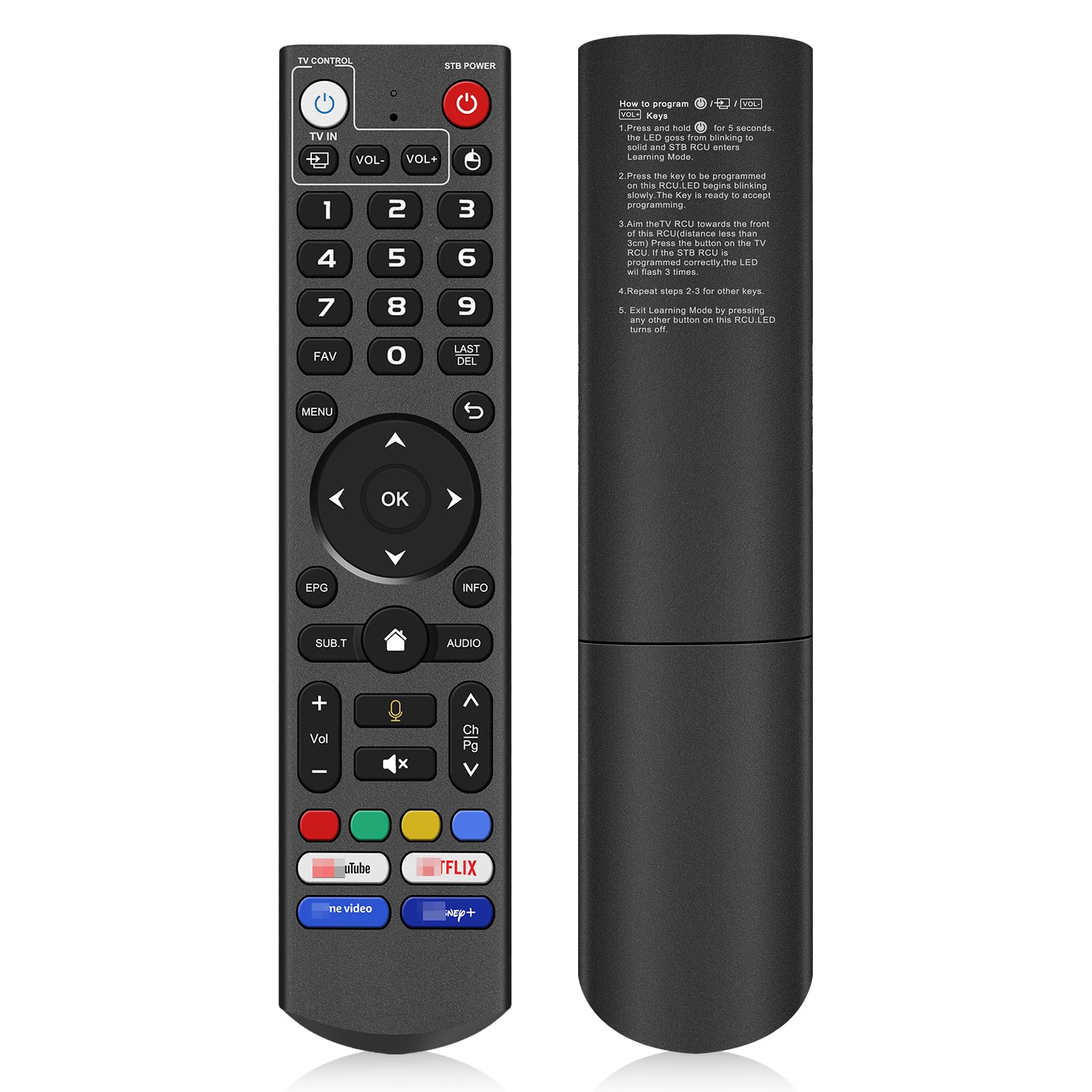 Mando a distancia de voz V3 Pro compatible con vSeeBox V1, V1 Pro, V2, V2 Pro, V3 Pro, V5 Pro, V3 Plus, V1 Max, Elite, Max
