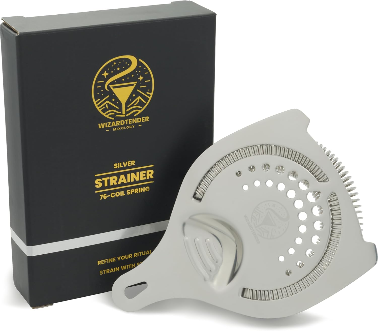 Cocktail Strainer for Drinks, Bar Strainers, Hawthorne Strainer