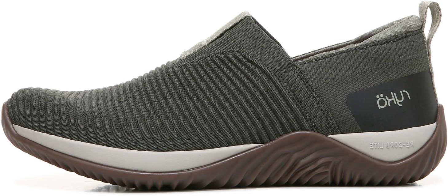 Ryka Women's Echo Knit Slip-On Sneaker Alpine Green 8.5 W